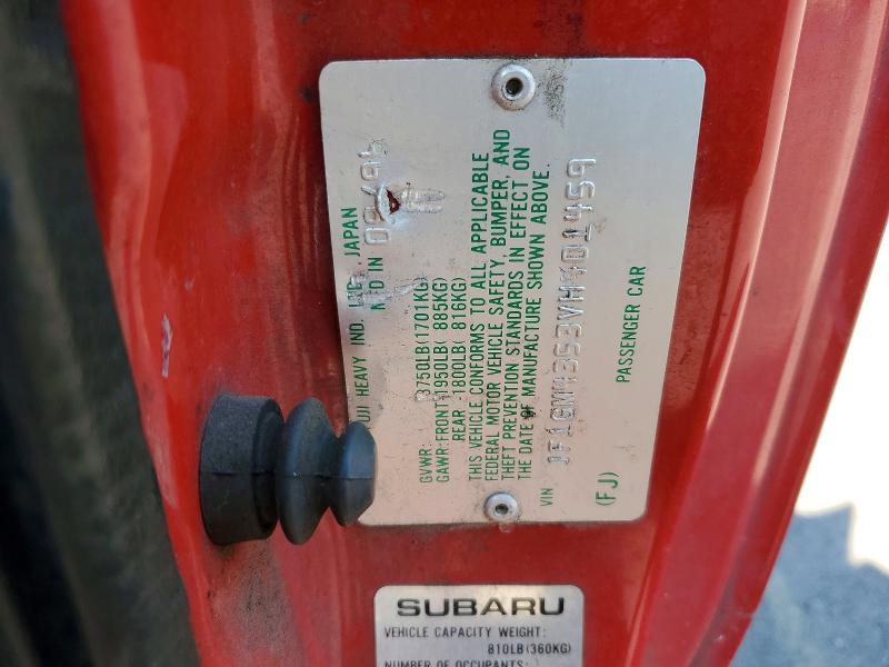 57383566 :رقم المزاد ، JF1GM4353VH401459 vin ، 1997 Subaru Impreza مزاد بيع