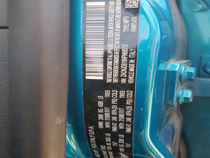 2022 Jeep Renegade მანქანა იყიდება აუქციონზე, vin: ZACNJDB18NPN68513, აუქციონის ნომერი: 56037676