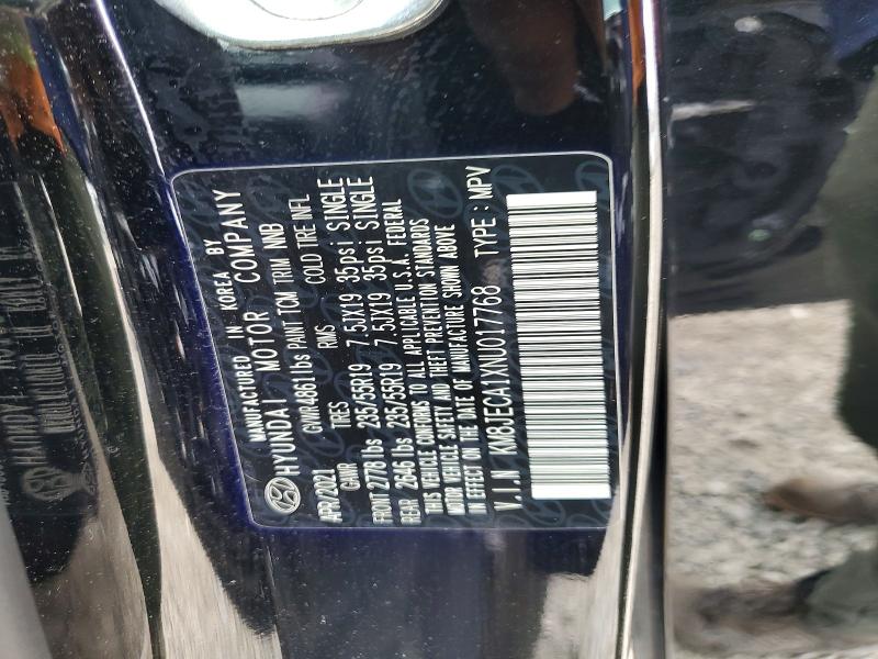 Продаж на аукціоні авто 2022 Hyundai Tucson, vin: KM8JECA1XNU017768, номер лоту: 57318096