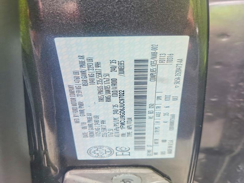 56808186 :رقم المزاد ، 1FMCU9GD6JUC97022 vin ، 2018 Ford Escape مزاد بيع