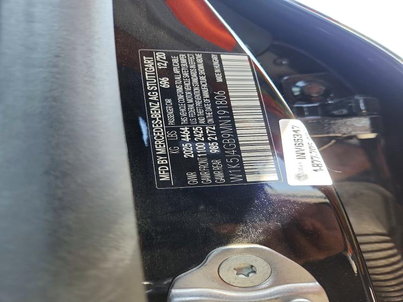 Aukcja sprzedaży 2021 Mercedes-benz Cla, vin: W1K5J4GB9MN191806, numer aukcji: 56240586