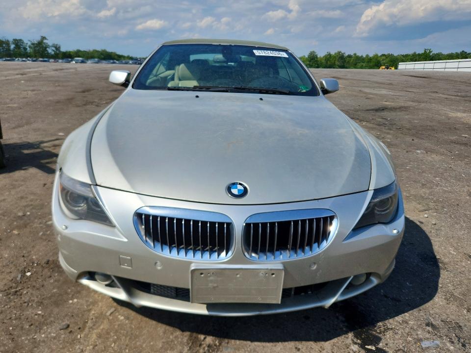 2006 Bmw 650 მანქანა იყიდება აუქციონზე, vin: WBAEK13406CN79029, აუქციონის ნომერი: 57824036