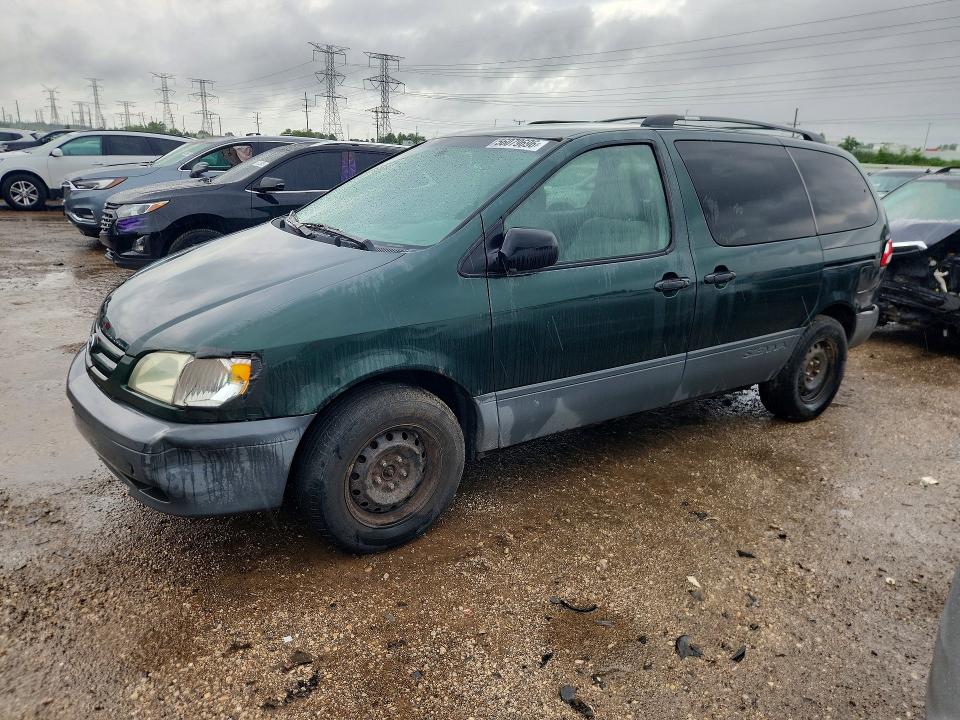 2001 Toyota Sienna მანქანა იყიდება აუქციონზე, vin: 4T3ZF13C21U412595, აუქციონის ნომერი: 56079696
