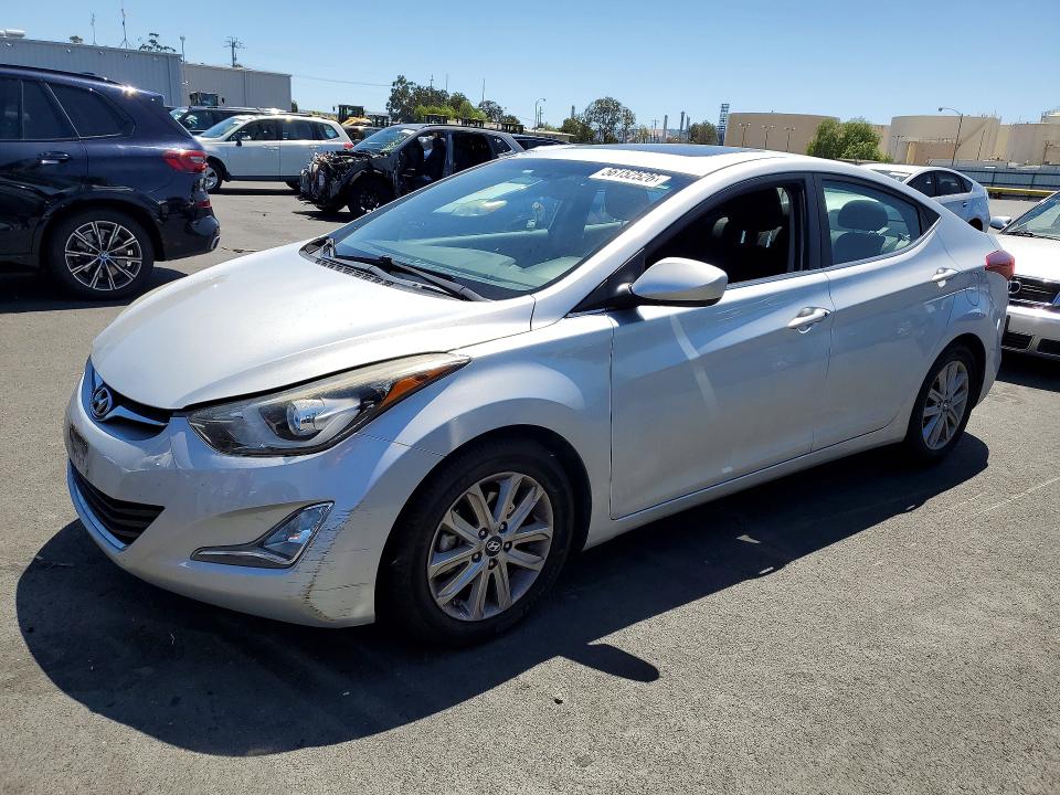 Aukcja sprzedaży 2015 Hyundai Elantra, vin: 5NPDH4AE8FH607156, numer aukcji: 56152526