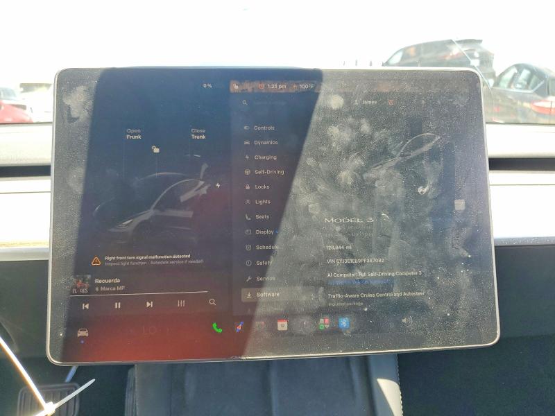 Продажа на аукционе авто 2023 Tesla Model 3, vin: 5YJ3E1EB9PF387092, номер лота: 57428316