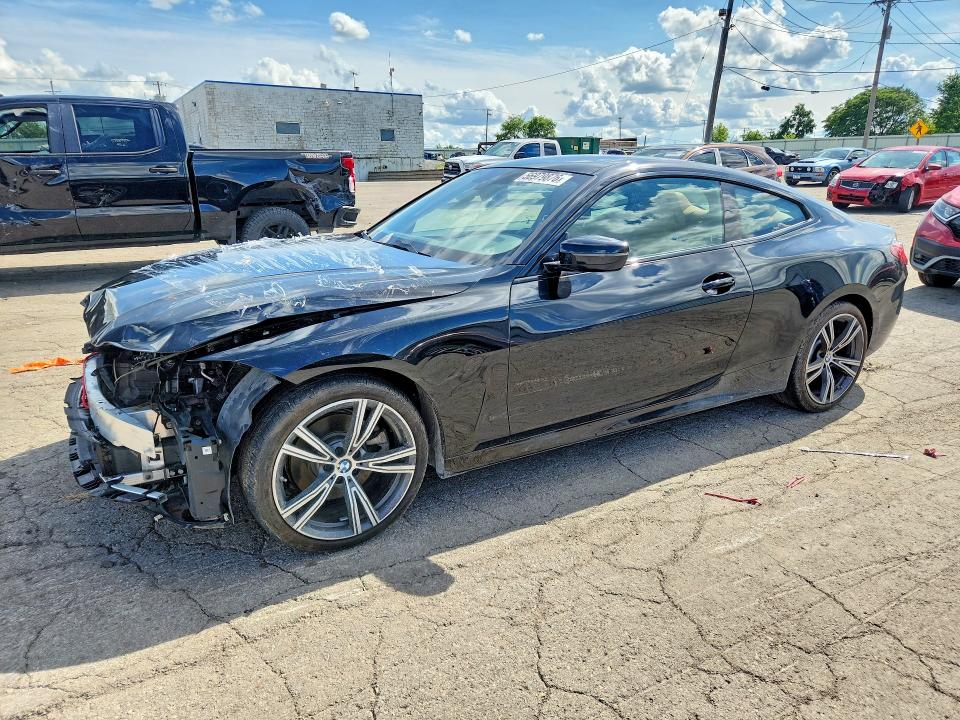 2022 Bmw 430xi მანქანა იყიდება აუქციონზე, vin: WBA73AP08NCJ27177, აუქციონის ნომერი: 56979876