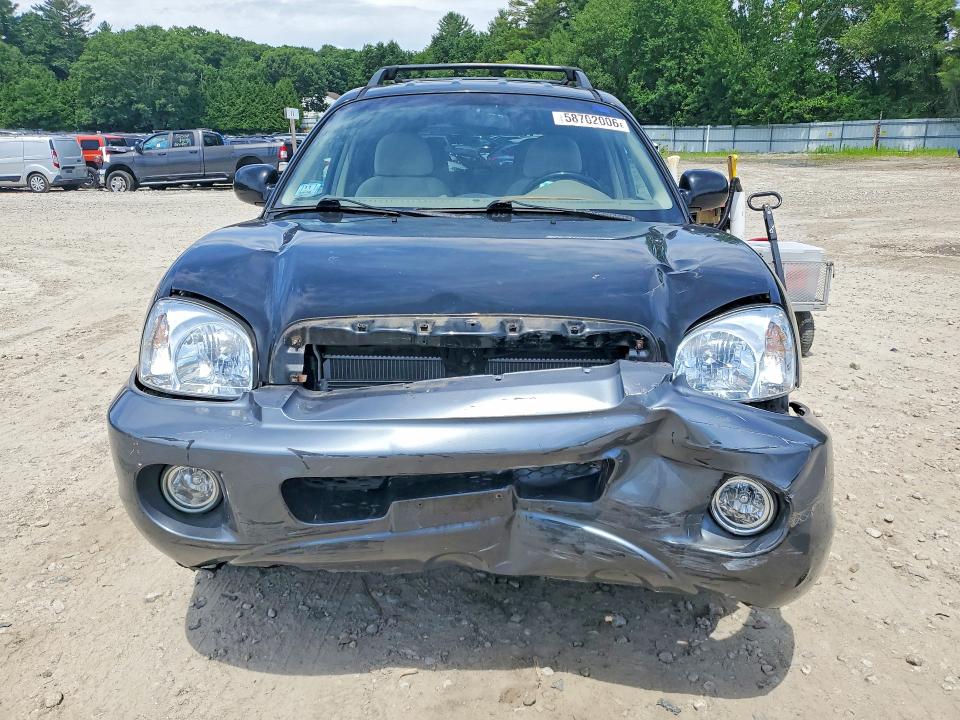2005 Hyundai Santa Fe მანქანა იყიდება აუქციონზე, vin: KM8SC73D35U921776, აუქციონის ნომერი: 58702006
