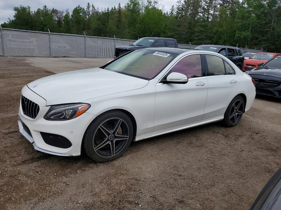 2015 Mercedes-benz C მანქანა იყიდება აუქციონზე, vin: 55SWF4KB8FU005843, აუქციონის ნომერი: 56444926