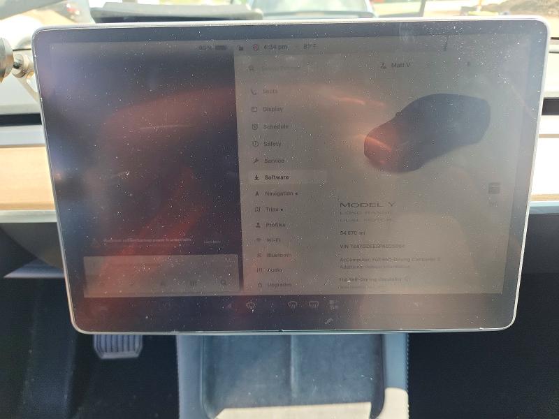 58730036 :رقم المزاد ، 7SAYGDEE3PA026064 vin ، 2023 Tesla Model Y مزاد بيع