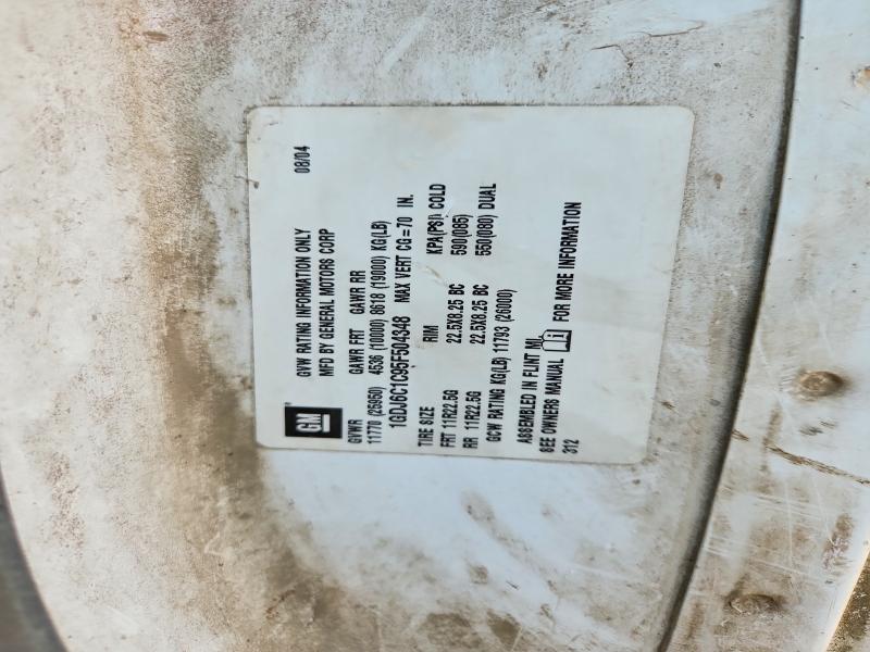 2005 Gmc C6500 მანქანა იყიდება აუქციონზე, vin: 1GDJ6C1C95F504348, აუქციონის ნომერი: 52968496
