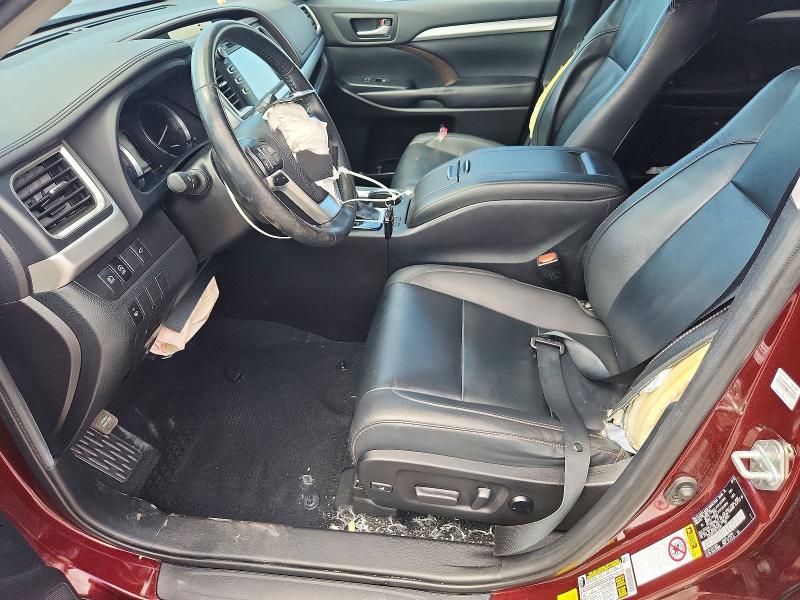 57405926 :رقم المزاد ، 5TDJZRFHXKS723530 vin ، 2019 Toyota Highlander مزاد بيع