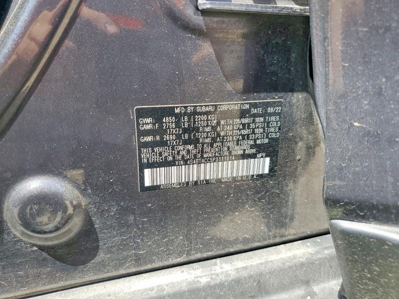 2023 Subaru Outback მანქანა იყიდება აუქციონზე, vin: 4S4BTACC5P3111014, აუქციონის ნომერი: 55441096