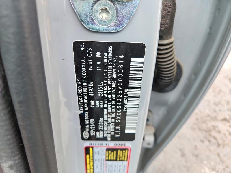 2021 Kia K5 მანქანა იყიდება აუქციონზე, vin: 5XXG64J26MG030614, აუქციონის ნომერი: 58212996