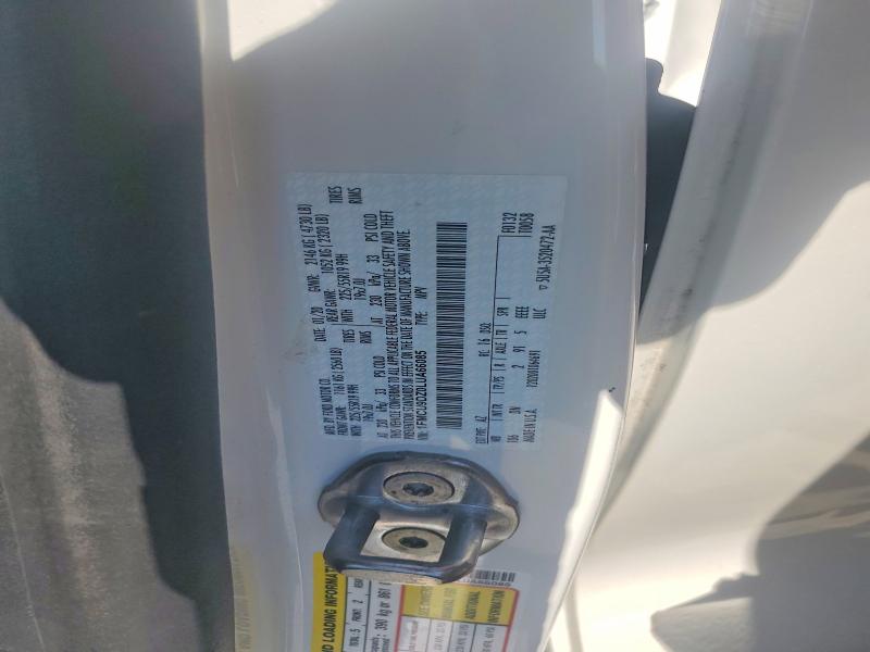 56024856 :رقم المزاد ، 1FMCU9DZ0LUA66085 vin ، 2020 Ford Escape مزاد بيع
