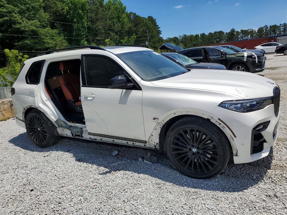 2021 Bmw X7 მანქანა იყიდება აუქციონზე, vin: 5UXCX6C00M9H49794, აუქციონის ნომერი: 55949856