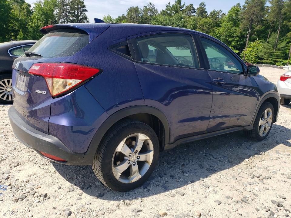 2016 Honda Hr-v მანქანა იყიდება აუქციონზე, vin: 3CZRU6H34GM770796, აუქციონის ნომერი: 55862206