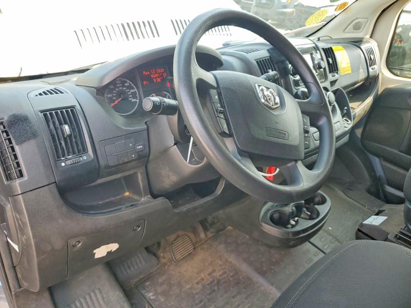 58181476 :رقم المزاد ، 3C6FRVJG8ME503448 vin ، 2021 Ram Promaster 3500 مزاد بيع