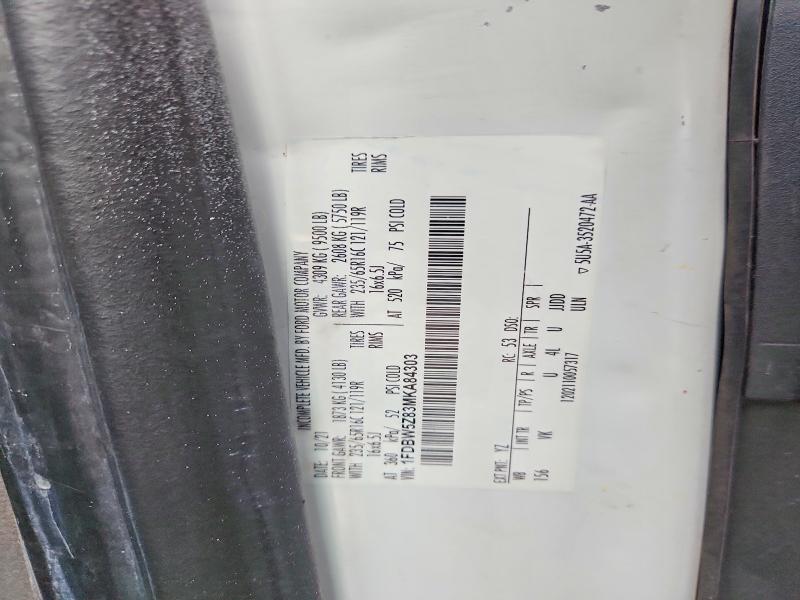 55569486 :رقم المزاد ، 1FDBW5Z83MKA84303 vin ، 2021 Ford Transit مزاد بيع