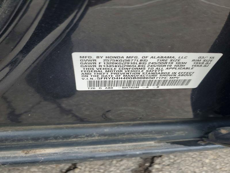 55690196 :رقم المزاد ، 5FRYD4H40GB008650 vin ، 2016 Acura Mdx مزاد بيع