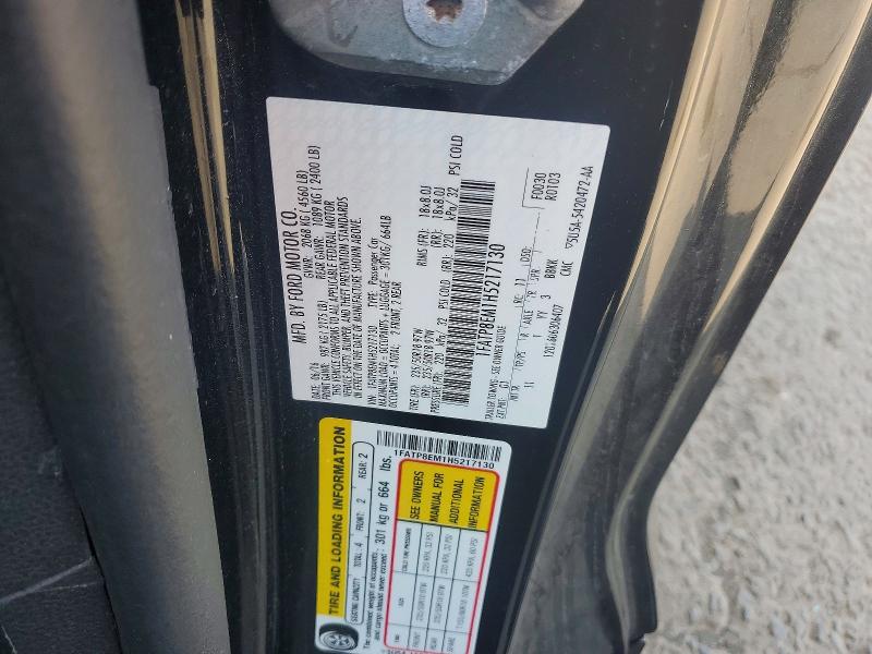 Aukcja sprzedaży 2017 Ford Mustang, vin: 1FATP8EM1H5217130, numer aukcji: 56619766