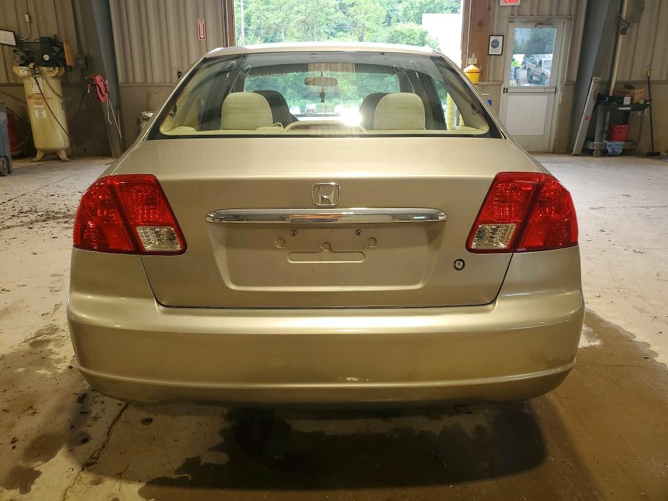 2003 Honda Civic მანქანა იყიდება აუქციონზე, vin: 1HGES165X3L000715, აუქციონის ნომერი: 57490346