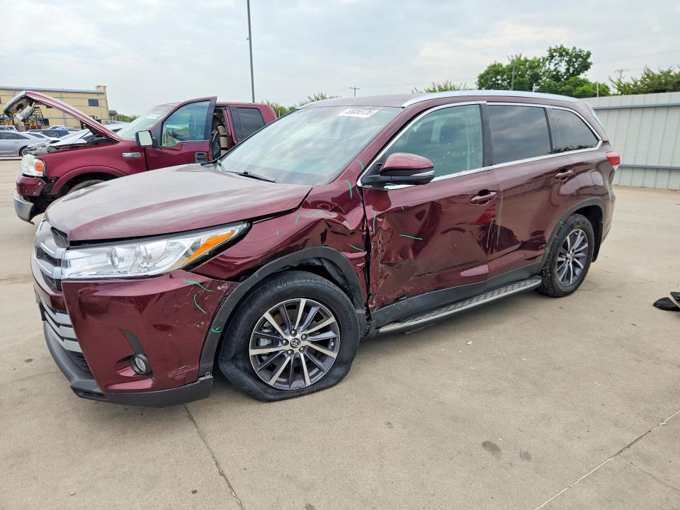 Auction sale of the 2019 Toyota Highlander, vin: 5TDKZRFH6KS301159, lot number: 58058126