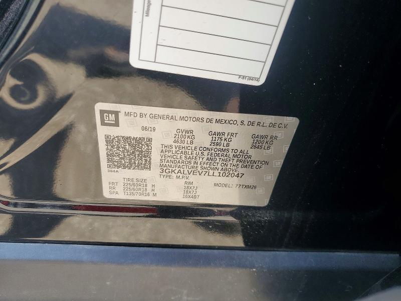 Продажа на аукционе авто 2020 Gmc Terrain, vin: 3GKALVEV7LL102047, номер лота: 56430006