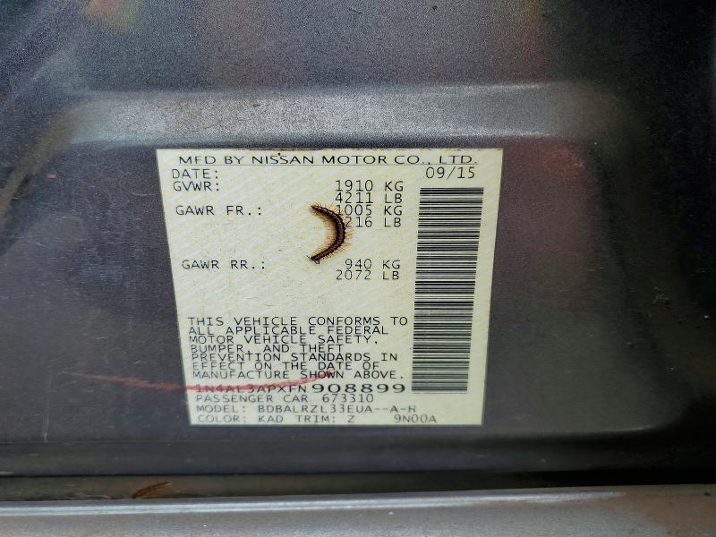 Aukcja sprzedaży 2015 Nissan Altima, vin: 1N4AL3APXFN908899, numer aukcji: 57071336