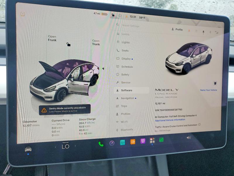 Продажа на аукционе авто 2025 Tesla Model Y, vin: 7SAYGDEE6SF297793, номер лота: 56641506