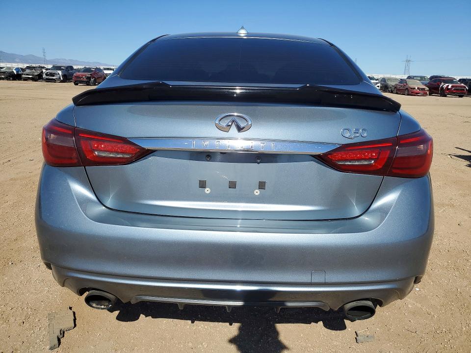 2018 Infiniti Q50 მანქანა იყიდება აუქციონზე, vin: JN1EV7AP6JM353836, აუქციონის ნომერი: 57140026