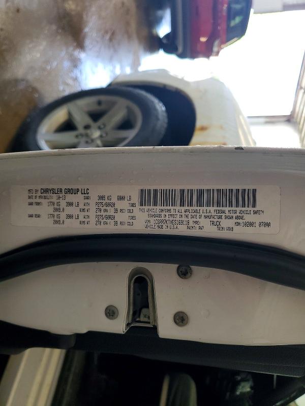Продажа на аукционе авто 2014 Ram 1500, vin: 1C6RR7KTXES169118, номер лота: 57877746