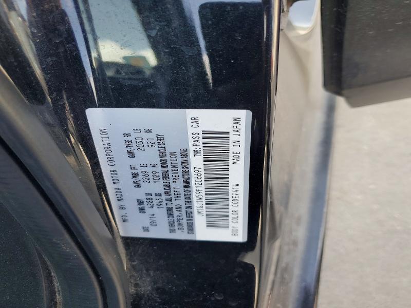 Aukcja sprzedaży 2015 Mazda 6, vin: JM1GJ1W59F1206697, numer aukcji: 58530856