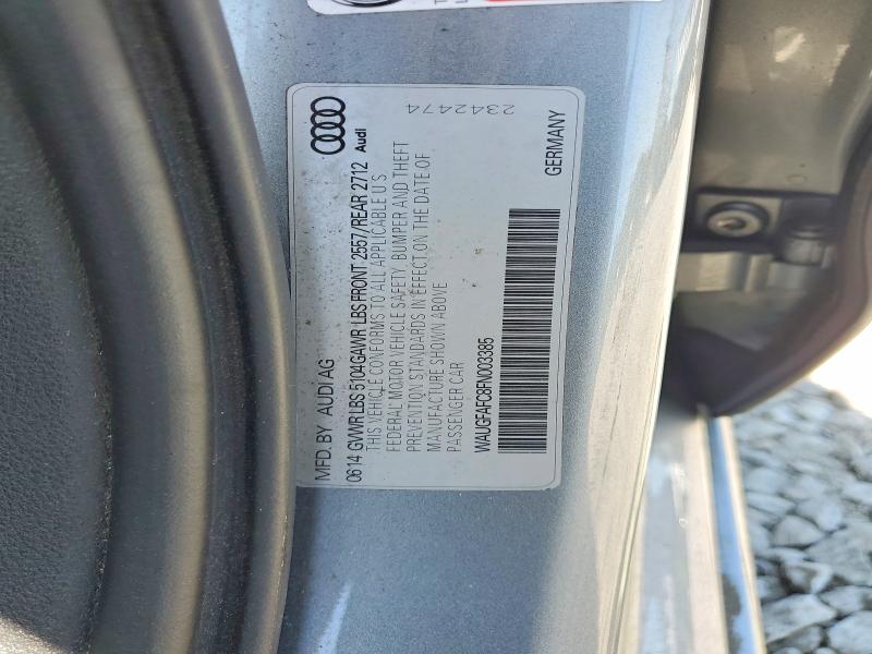 2015 Audi A6 მანქანა იყიდება აუქციონზე, vin: WAUGFAFC8FN003385, აუქციონის ნომერი: 54302826