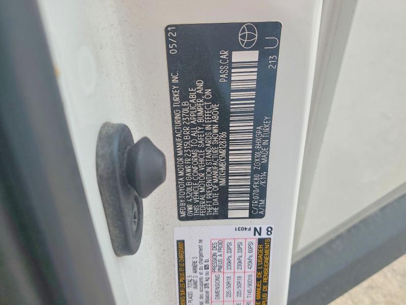 Продажа на аукционе авто 2021 Toyota C-hr, vin: NMTKHMBX5MR128786, номер лота: 58584536