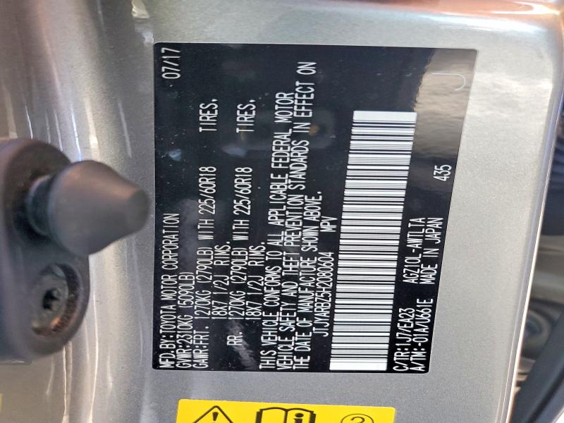 Продажа на аукционе авто 2017 Lexus Nx 200t, vin: JTJYARBZ5H2080604, номер лота: 56816346