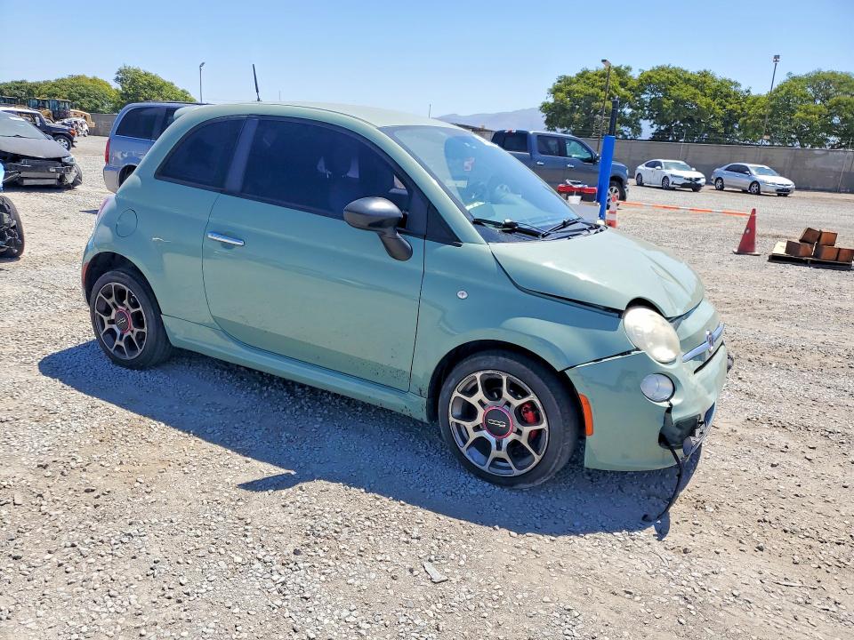 2012 Fiat 500 მანქანა იყიდება აუქციონზე, vin: 3C3CFFBR1CT211584, აუქციონის ნომერი: 58414846