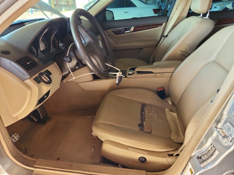 2010 Mercedes-benz C მანქანა იყიდება აუქციონზე, vin: WDDGF5GB4AR089611, აუქციონის ნომერი: 57078376