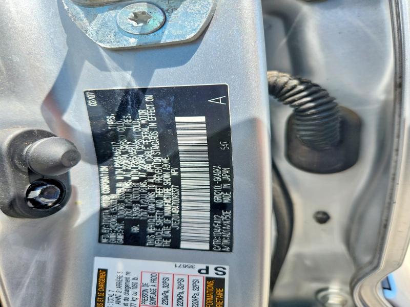 2007 Toyota 4runner მანქანა იყიდება აუქციონზე, vin: JTEZU14R470093377, აუქციონის ნომერი: 57627466