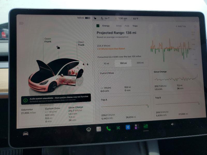 2022 Tesla Model 3 მანქანა იყიდება აუქციონზე, vin: 5YJ3E1EA9NF358731, აუქციონის ნომერი: 56327266