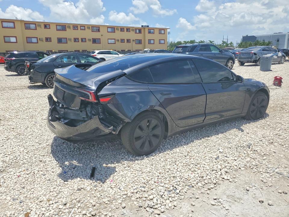 2025 Tesla Model 3 მანქანა იყიდება აუქციონზე, vin: 5YJ3E1EA4SF902306, აუქციონის ნომერი: 58947956