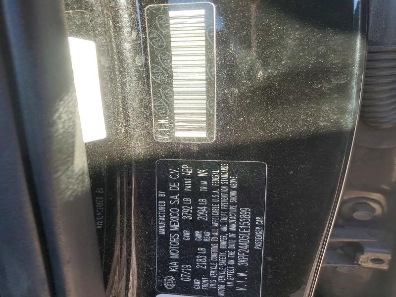 Продажа на аукционе авто 2020 Kia Forte, vin: 3KPF24AD5LE153899, номер лота: 55974916