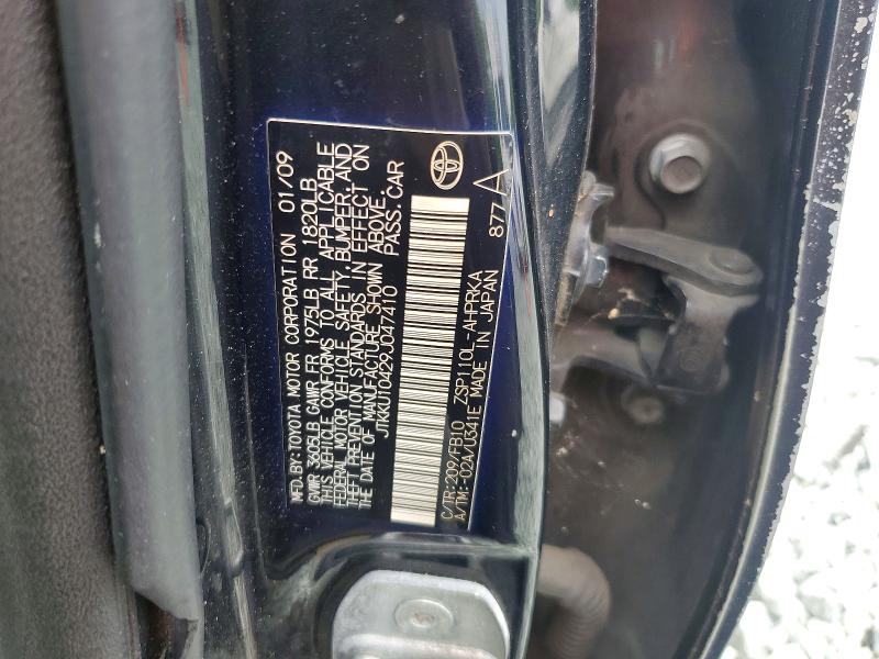Продаж на аукціоні авто 2009 Scion Xd, vin: JTKKU10429J047410, номер лоту: 59014606