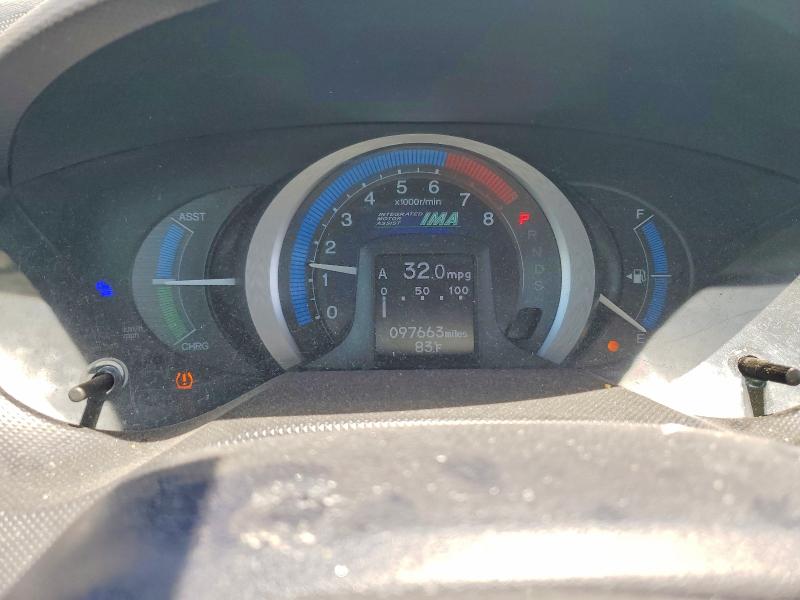 55712396 :رقم المزاد ، JHMZE2H71AS002916 vin ، 2010 Honda Insight مزاد بيع