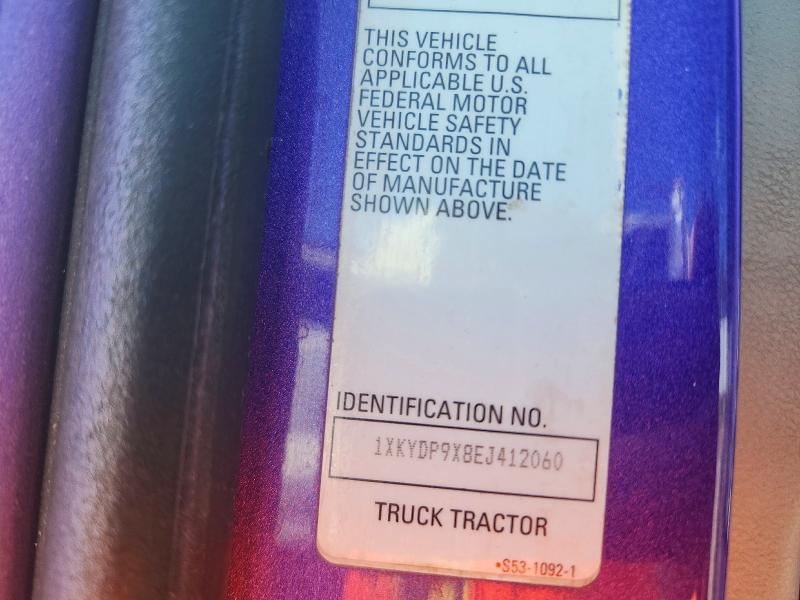57139636 :رقم المزاد ، 1XKYDP9X8EJ412060 vin ، 2014 Kenworth T680 مزاد بيع