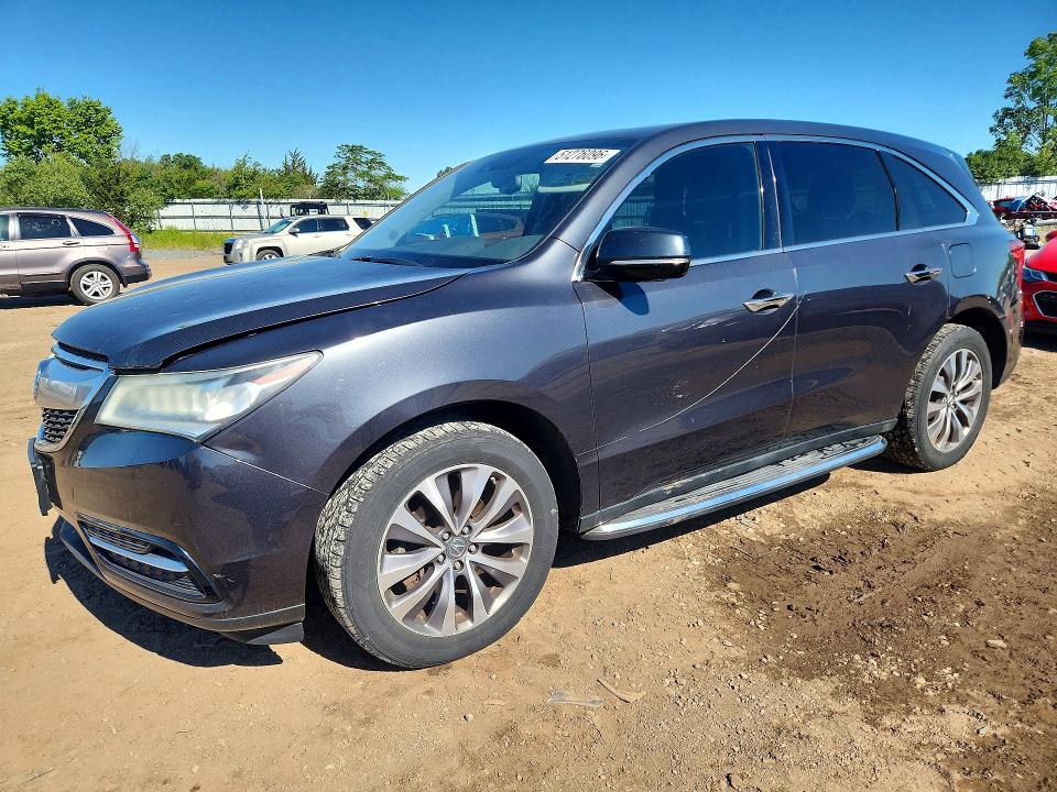 Продажа на аукционе авто 2014 Acura Mdx, vin: 5FRYD4H46EB035073, номер лота: 51276096