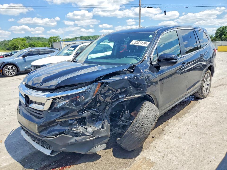 56353476 :رقم المزاد ، 5FNYF5H50KB027671 vin ، 2019 Honda Pilot مزاد بيع