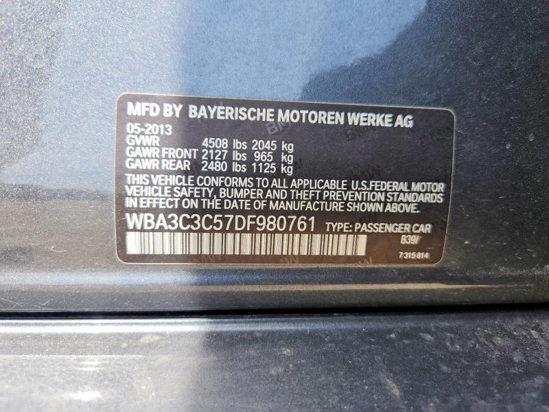 Продажа на аукционе авто 2013 Bmw 320, vin: WBA3C3C57DF980761, номер лота: 85604115