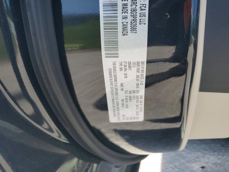 56772186 :رقم المزاد ، 2C4RC1BG9PR526867 vin ، 2023 Chrysler Pacifica مزاد بيع