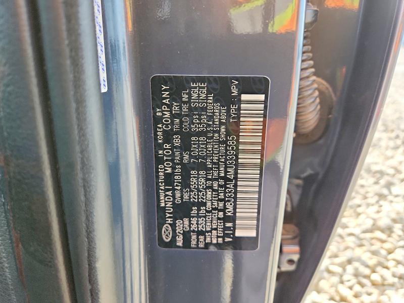 Продаж на аукціоні авто 2021 Hyundai Tucson, vin: KM8J33AL4MU339585, номер лоту: 55890046