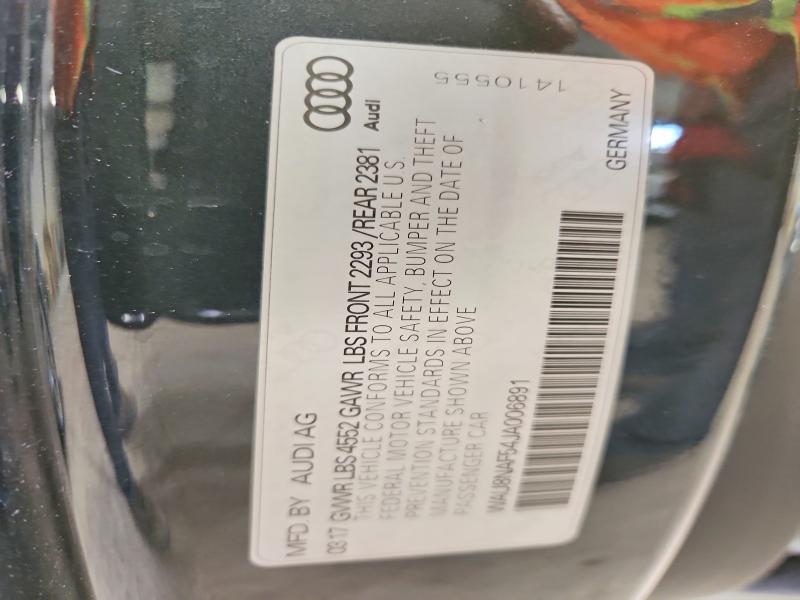 Продажа на аукционе авто 2018 Audi A5, vin: WAU8NAF54JA006891, номер лота: 55160236